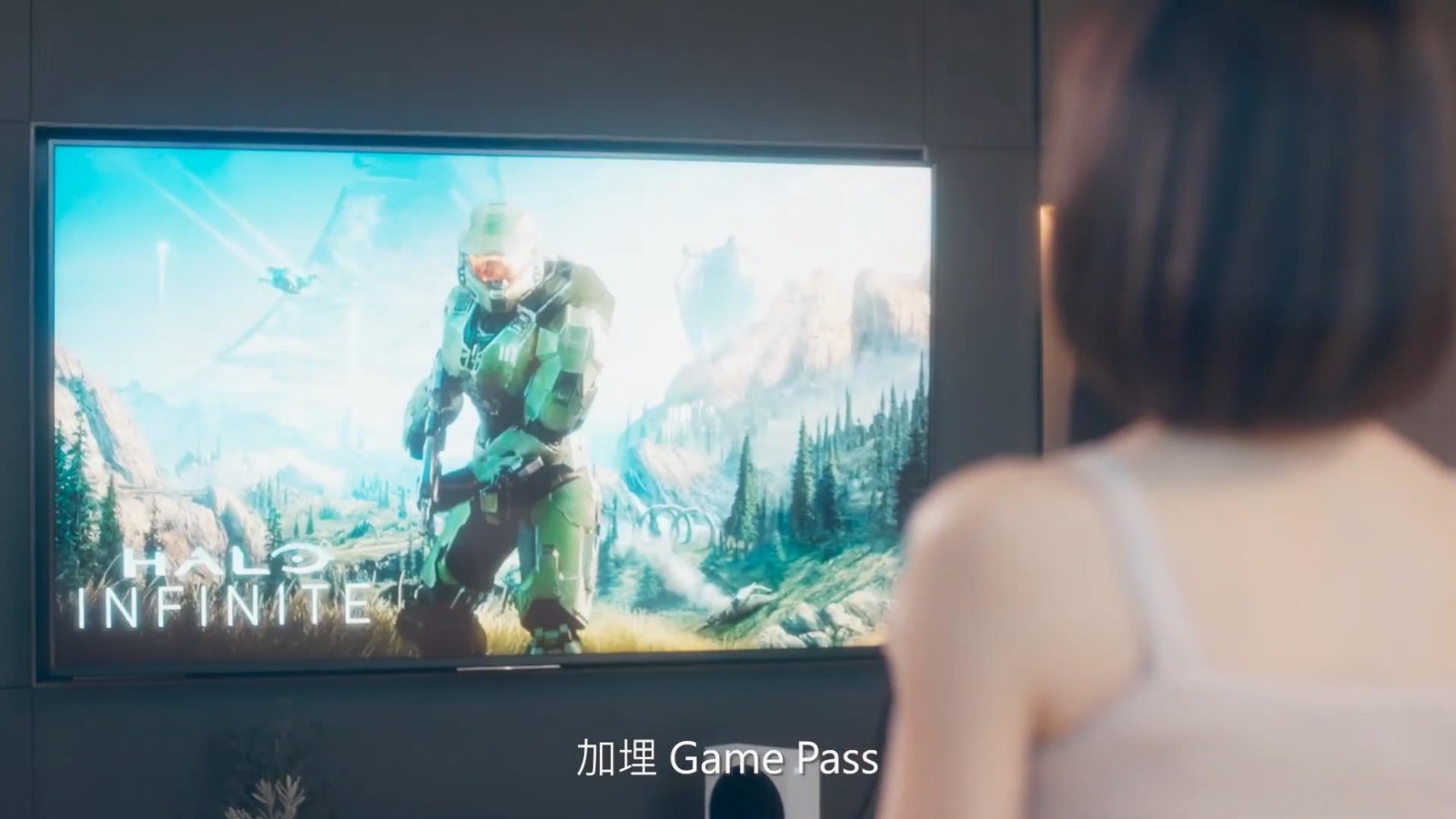 性感女星林明祯出演XSS港版广告 玩游戏活力四射