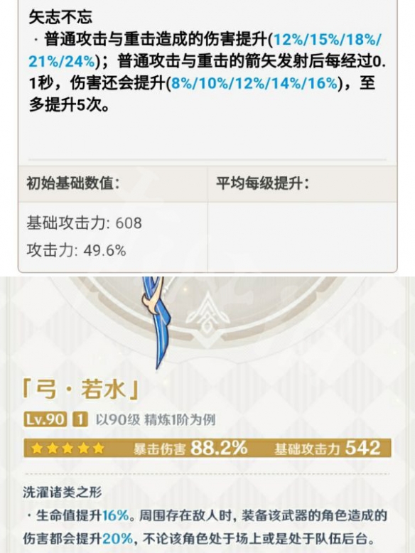 【原神攻略】若水弓适用角色介绍（详细教程）