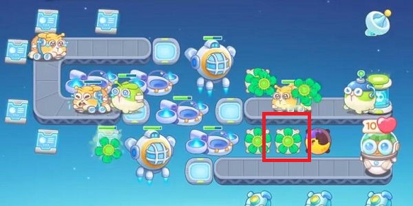 保卫萝卜4太空穿越第2关怎么过-太空穿越第2关通关流程分享